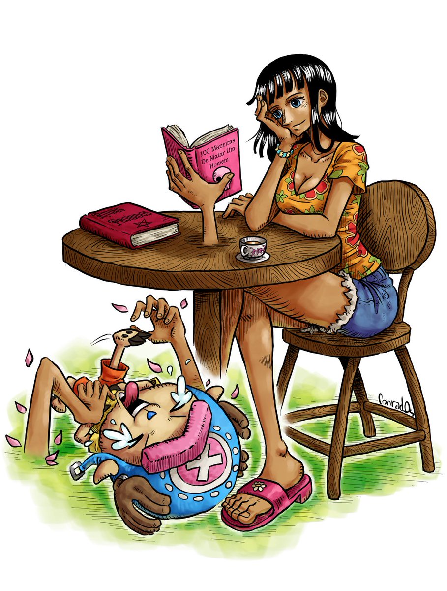 Conrad_Os's tweet photo. Reading time with her son
#onepiece #opepiecefanart #onepieceart #nicorobin #chopper #tonytonychopper https://t.co/hTnaxQJl2R