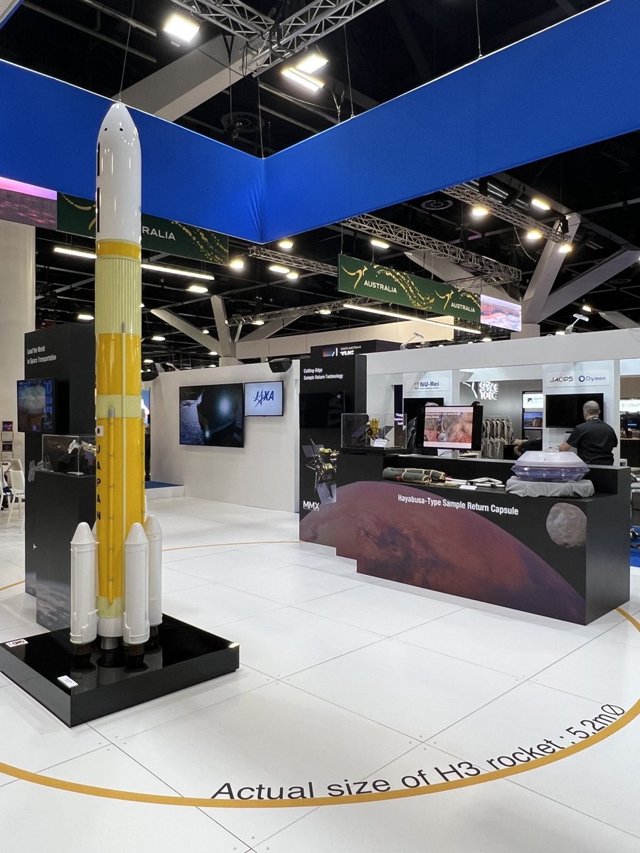 IAC2025 において、#MMX はJAXAの展示ブースの目玉でした！1/20
