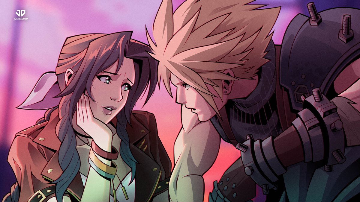jamesdiato's tweet image. "I want to know you. The real you." Aerith x Cloud.

#FF7 #FF7R