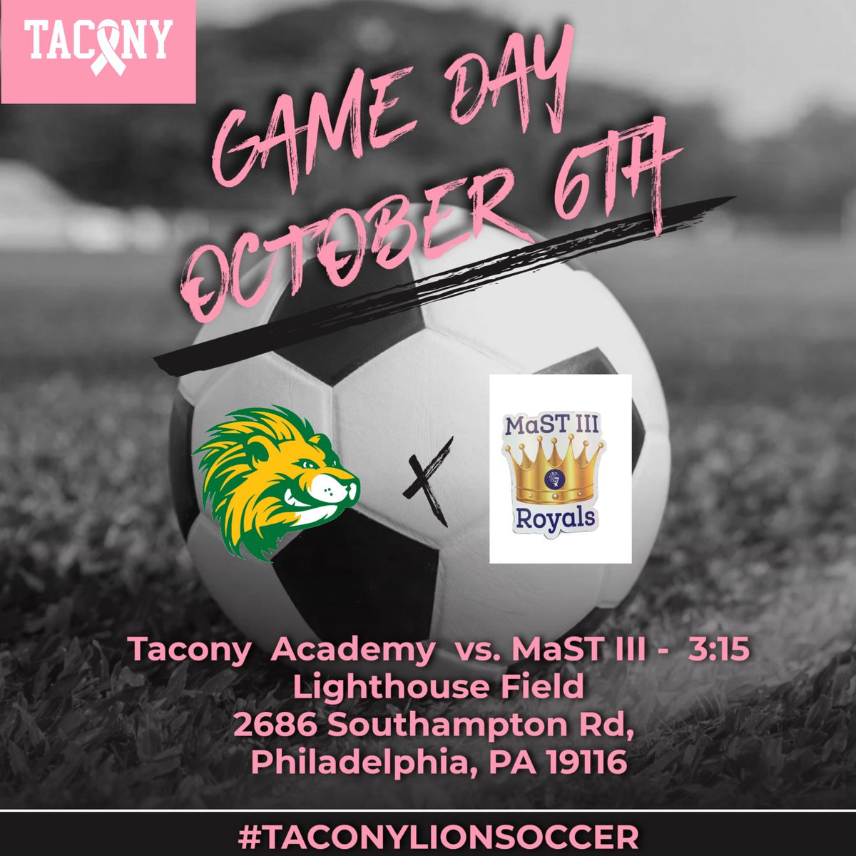 AcademyTacony's tweet image. Good luck middle school soccer ⚽️ as they travel to MaST III for a MPAA league match.