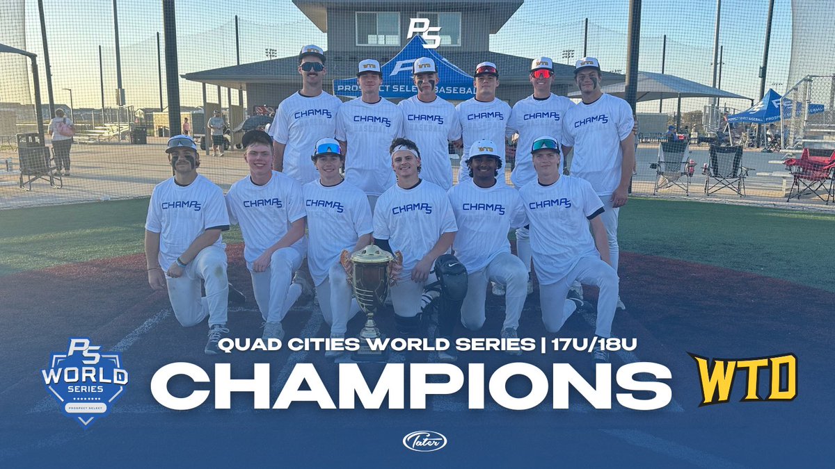 Quad Cities World Series 17U/18U Champions | WTD Baseball 🏆

<a href="/WTDBaseball/">WTD Baseball</a> x #TheBestPlayHere