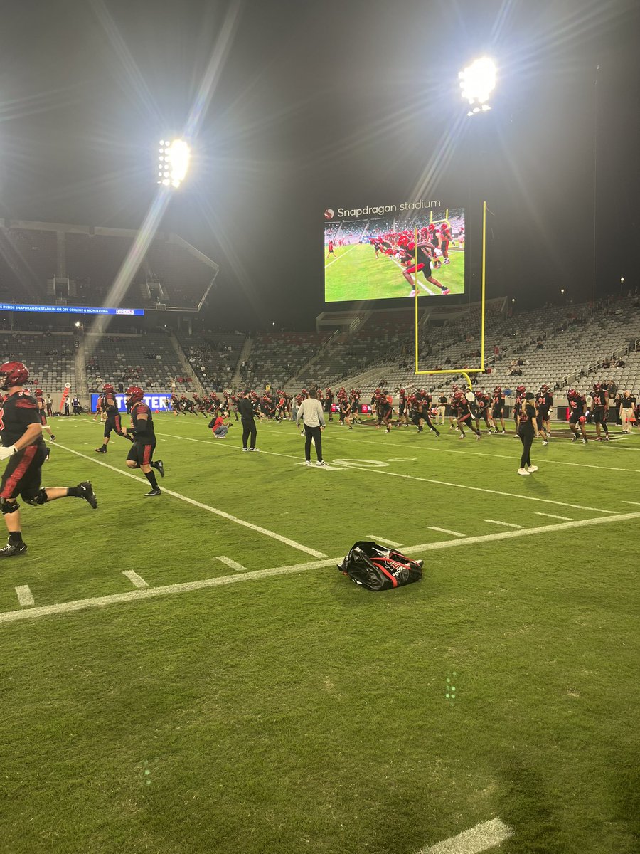 Had a great time in San Diego this weekend. Thank you to the SDSU coaching staff for all the love and hospitality!🖤❤️
