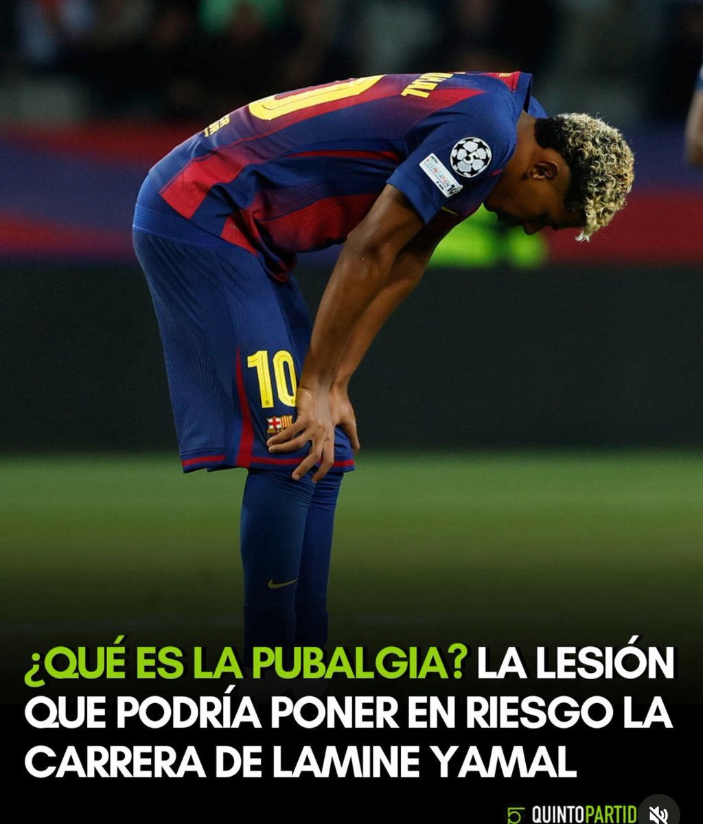 Si el equipo médico de <a href="/FCBarcelona/">FC Barcelona</a> es serio deben saber q lo primero q le tienen q quitar a LAMIN son las relaciones íntimas mientras se recupera,esta lesión se puede volver crónica y recidiva y paulatinamente disminuir el rendimiento del jugador … están a tiempo ⏱️ ah y no