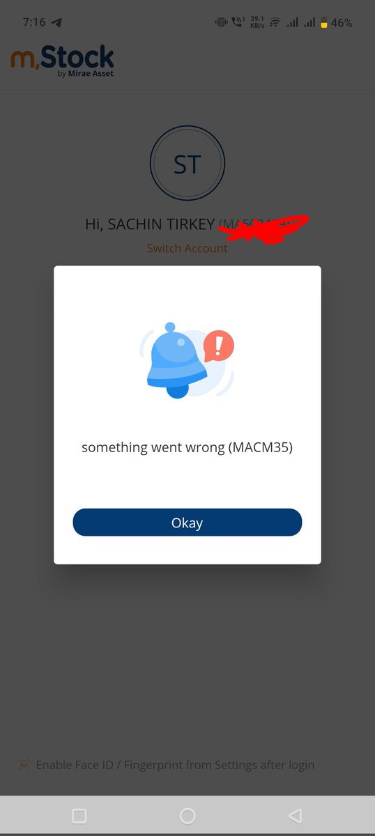 sachintirkey2's tweet photo. Why mstock not letting to login with correct OTP, why mstock app gets automatically logouts. @mstock_in 
I think time to switch to other broker. https://t.co/bwisgjh5rX
