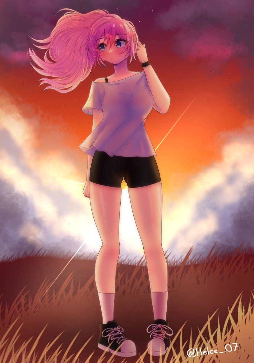 Ashley 🌇 

I didn't have much inspiration sorry

#digitalart #Atardecer #sunset #cute #girl