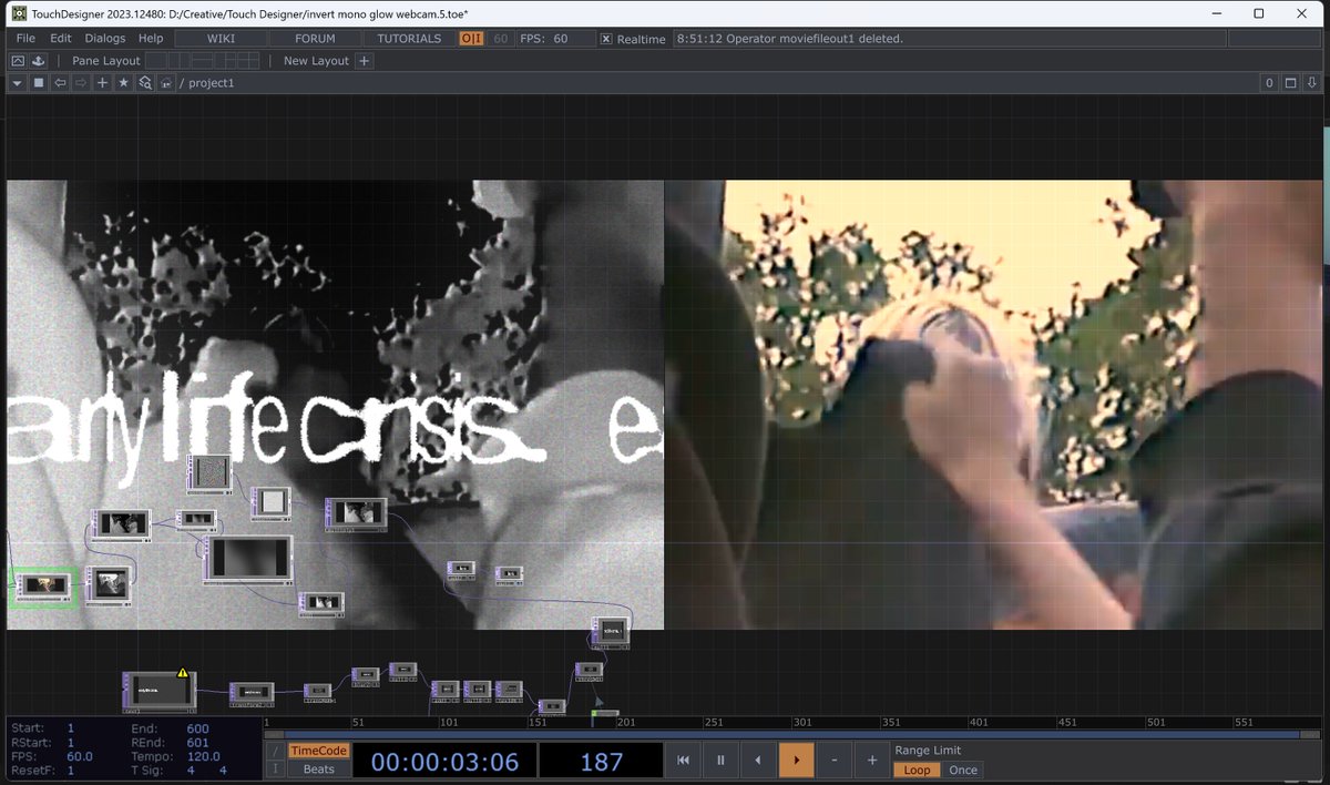 i might get deeper into touch designer... this shit lowkey fun