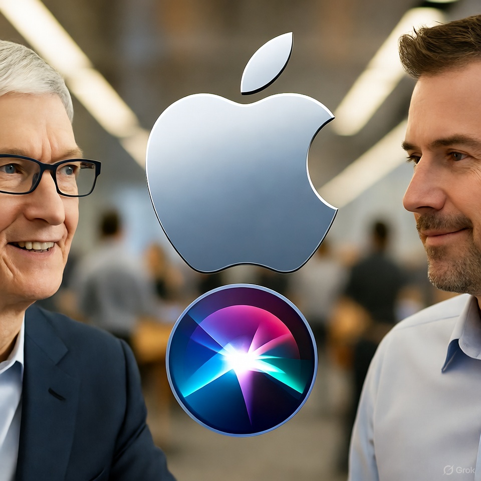 IntellectiaAI's tweet image. 🚨 Apple AI Shake-Up: Siri Boss Giannandrea Out Amid Delays! 

Tim Cook pulls the plug – Vision Pro lead Mike Rockwell steps in as new Siri chief, replacing John Giannandrea after Apple Intelligence flops and Siri upgrades slip to 2026. 
Internal &quot;embarrassment&quot; boils over!…