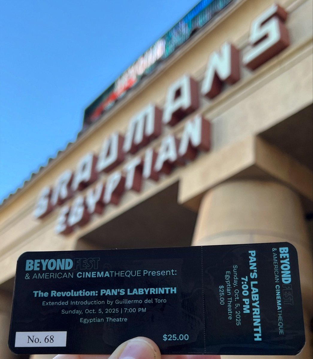 MediaVirusPro's tweet photo. Fantasía Obra Maestra @RealGDT @BeyondFest @EgyptianLA https://t.co/ESnvmmPoFc