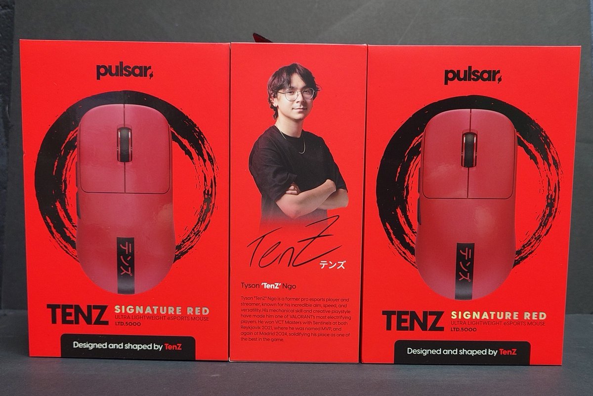 2F】 📢Pulsar x TenZ コラボマウス在庫ございます📢 Pulsar Gaming