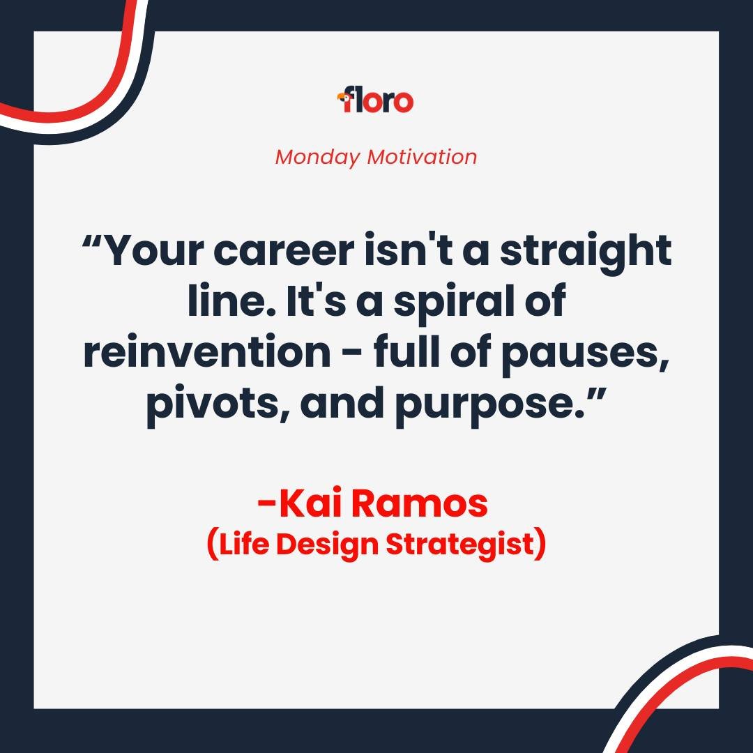 FloroApp2025's tweet photo. Your career isn’t linear — and it doesn’t have to be.
Floro helps you reflect, realign, and grow on your own terms.
Sign up with https://t.co/44IuyfTUJk — plan with clarity, evolve with purpose.
#FloroApp #MondayMotivation #Careers https://t.co/iT1gweeT5B