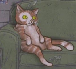 #salloween25 #sallyface <a href="/PortableMoose/">Portable Moose</a> Day 5, Gizmo. Ref from a stray cat near my house 💖