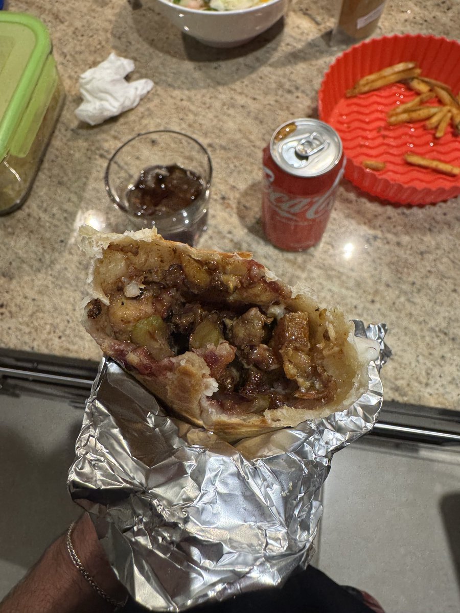 vertgrip's tweet image. Made some shawarma tn if anyone care