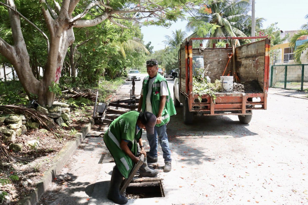 #Noticias: Continúa mantenimiento de la red de drenaje pluvial en Puerto Morelos ante lluvias.
<a href="/BlancaMerariPM/">Blanca Merari Puerto Morelos</a> 

grupopiramide.com.mx/noticias/enlac…