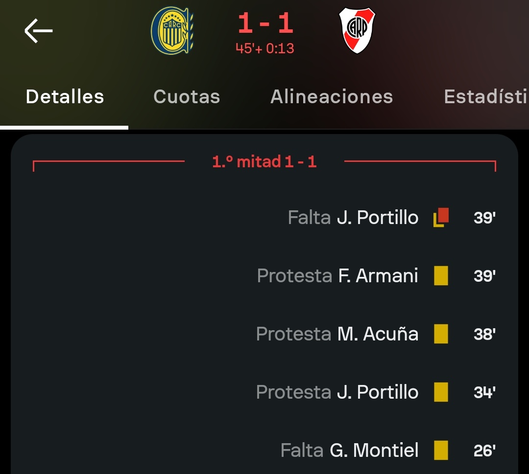 Pensar que antes beneficiaban a los grandes, hoy en dia es escandaloso lo que roban Barracas, Riestra y Central.  Ya ni disimulan desde la AFA muchachos !