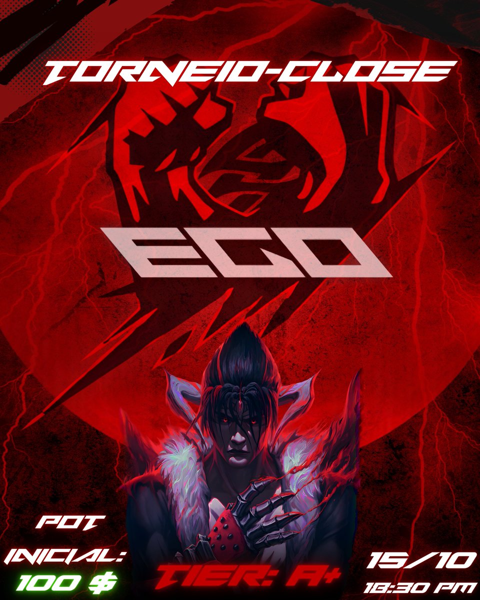 EGO_FGC's tweet photo. 🏆 Tier A — o topo está em jogo! 🏆
Torneios fechados da EGO - Tier A!

🔥 Mostre que você é digno do topo.
A glória está reservada apenas para os mais fortes. 👑

📅 Data: 15/10/2025
🕒 Horário: 20:00
🔗 Inscrições:https://t.co/QQ5M23hDsF https://t.co/nqczkELw00