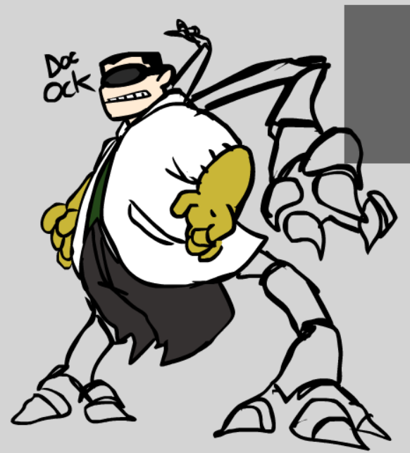 Ald0xAlt's tweet image. spiderman take (did doc ock too)