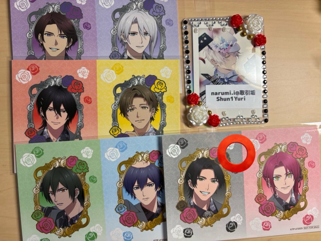 ツキプロ ルナフェス NOBLE FLOWERS Blu-ray発売記念フェア
特典 ステッカーお譲り
譲▶︎画像参照。
求▶︎300円➕送料。
纏めてご希望の方優先。郵送のみ。お声がけの前に固定をお読みください。👑は条件厳しめです。〇含めてまとめての方。