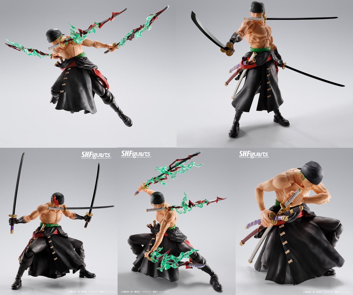 New product photos for S.H.Figuarts Roronoa Zoro The King of Hell