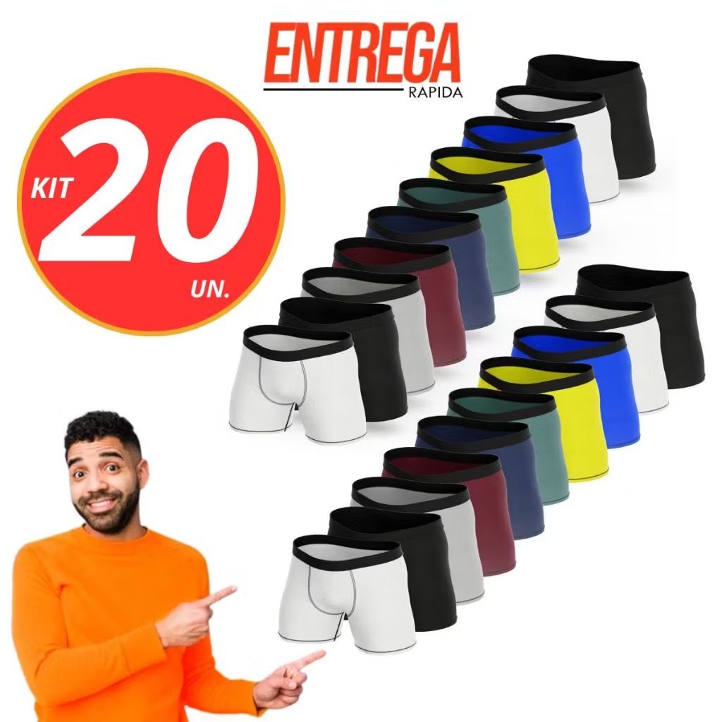 drickagoomes's tweet photo. Dê uma olhada em Kit Com 20 Cuecas Box Boxer Microfibra Resistente e Reforçada Adulto Masculino por R$25,01 - R$64,99. Compre na Shopee agora! https://t.co/lIcyclFkZ8 https://t.co/Asn1emqeGO