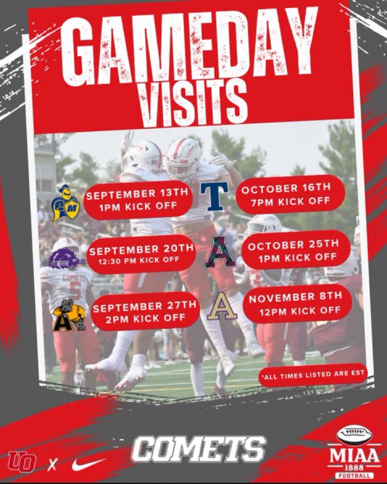 Wanna say thank you to coach <a href="/CoachCrawford12/">Coach Crawford</a> for the game day visit with olivet college #olivet #football