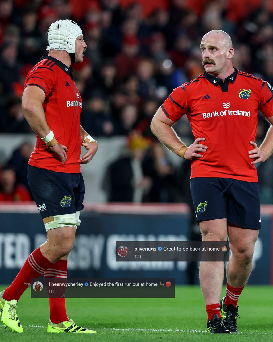 Munsterrugby's tweet photo. Back at home 🏡
Thank you for all your support on Saturday night! Back this Friday in Cork.
#SUAF 🔴 | #MUNvCAR https://t.co/lSY9sie7mV