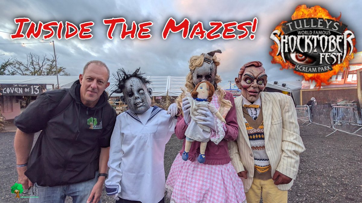 TreehCoasters's tweet image. #AD Join Us at Tulleys Shocktober Fest 2025 Europe's Largest Scream Park #wedareyou #gifted many thanks to @Tulleys_Shock and @EdHopkinsPR
#treehousecoasters
youtu.be/0vIWx99T1xc