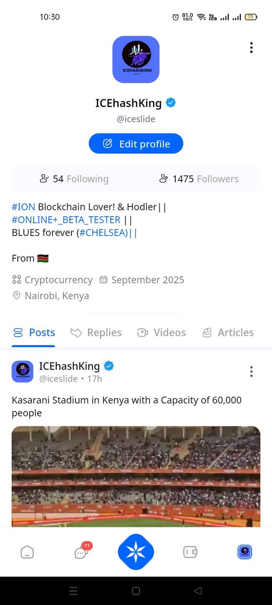 To all Kenyans and everyone across Africa and the entire World; online.io/@iceslide

 Monetization is coming to #ONLINE+, this is the best time to create your account and building your community as you awaits massive earnings. Imagine if you had the opportunity to join X,