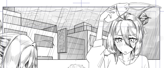 トーン処理の方法がわからんのでグレスケで誤魔化す 