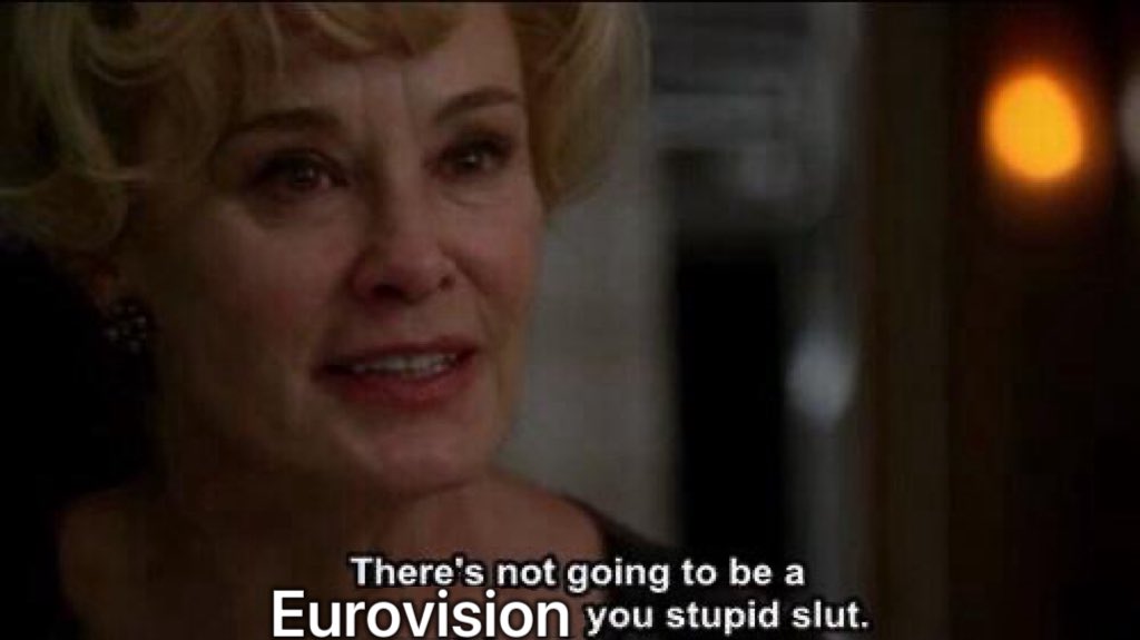 Anytime I see anything about eurovision next year this is all I can think about