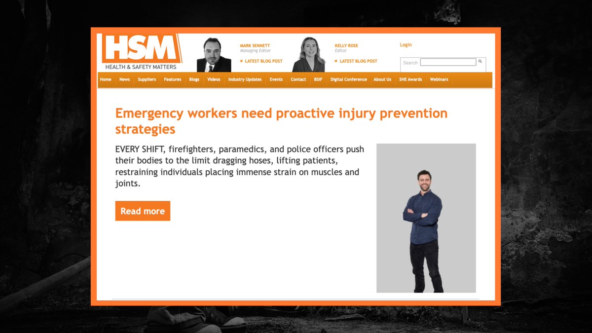 EQL_AI's tweet image. PPE protects emergency workers from harm, but what protects them from #MSK injuries?

@petegrinbergs  highlights ways employers can safeguard frontline teams:
✔️ Job-specific strength programmes
✔️ Early triage &amp;amp; physio
✔️ Scalable digital MSK support

hsmsearch.com/Emergency-work…