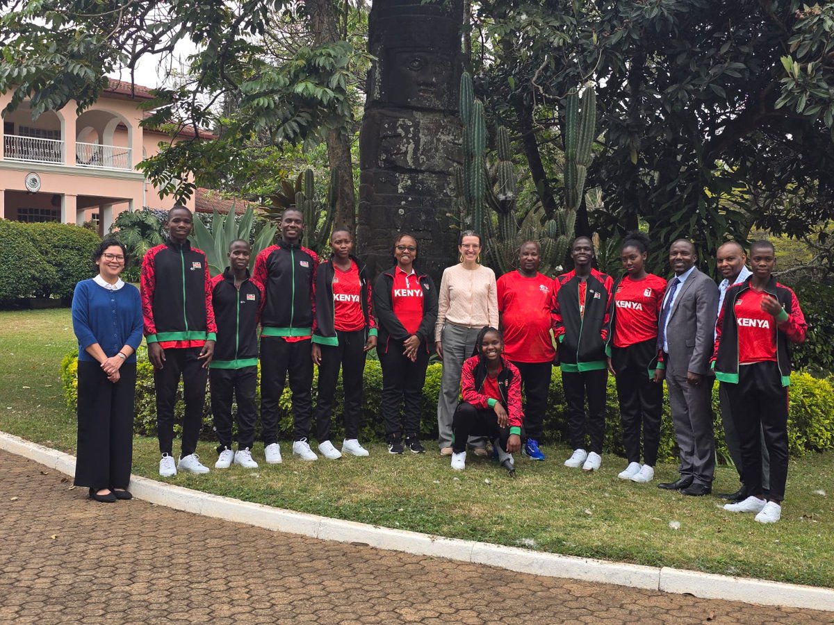 So happy to greet Kenya’s National Baseball5 Team 🇰🇪⚾👏 for achieving 5th place at the World Cup in Tepic, Nayarit 🇲🇽. Congratulations to the players, their families, and the coaching staff!