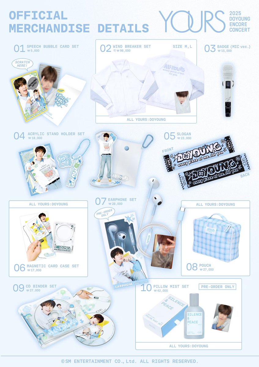 今週9日から韓国でアンコンを開催するNCTドヨンくん🐰🍀 MDの予約が大