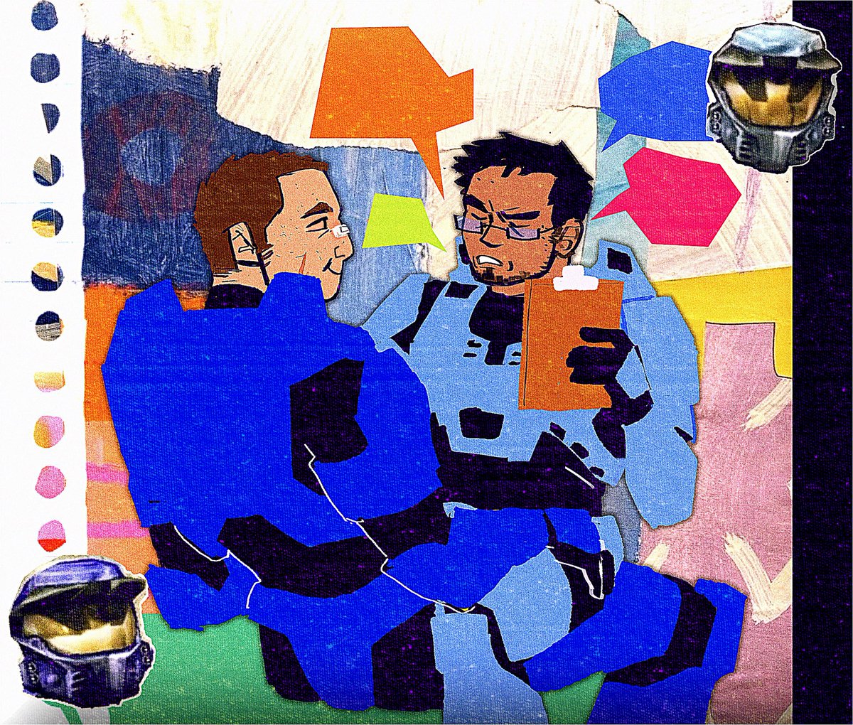 RadioCowbooy79's tweet image. This isn’t even ship art, I just think they would do this 

#RedvsBlue #rvb