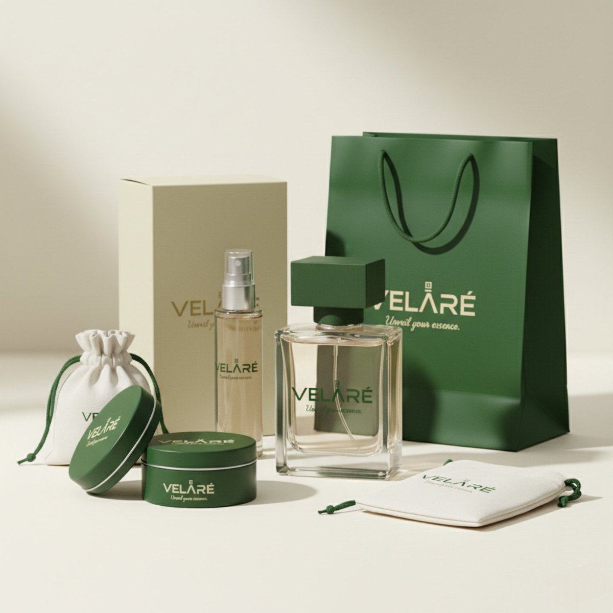 Fizzy_graphics_'s tweet image. Just finished designing VELARÉ, a luxury perfume concept that blends simplicity with class.