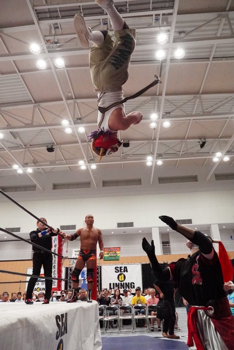 arisa__nakajima's tweet image. #SEAdLINNNG 
〈第3試合　〜Men’s Division Showcase in KAWASAKI 〜タッグマッチ20分1本勝負〉
田中将斗(ZERO1) #pwzero1 &amp;amp;SUGI
vs 
佐藤耕平&amp;amp;ヴァンヴェール・ジャック(MY WAY)#俺達のMYWAY 

ヴァンヴェール・ジャック選手がシード初登場！…