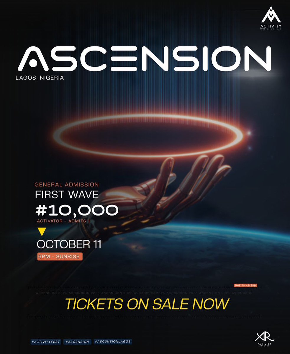 activitymf's tweet photo. Journey with us beyond the veil this October.
Astral Horizons: Where sound and spirit Collide.
Early bird tickets live now! 🚀
#asc3nsion #activityfest #sunsetcruise https://t.co/7ozC9tKksM
