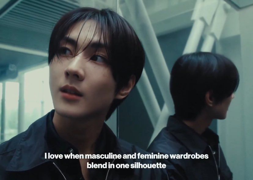 so basically it means he loves androgynous fashion