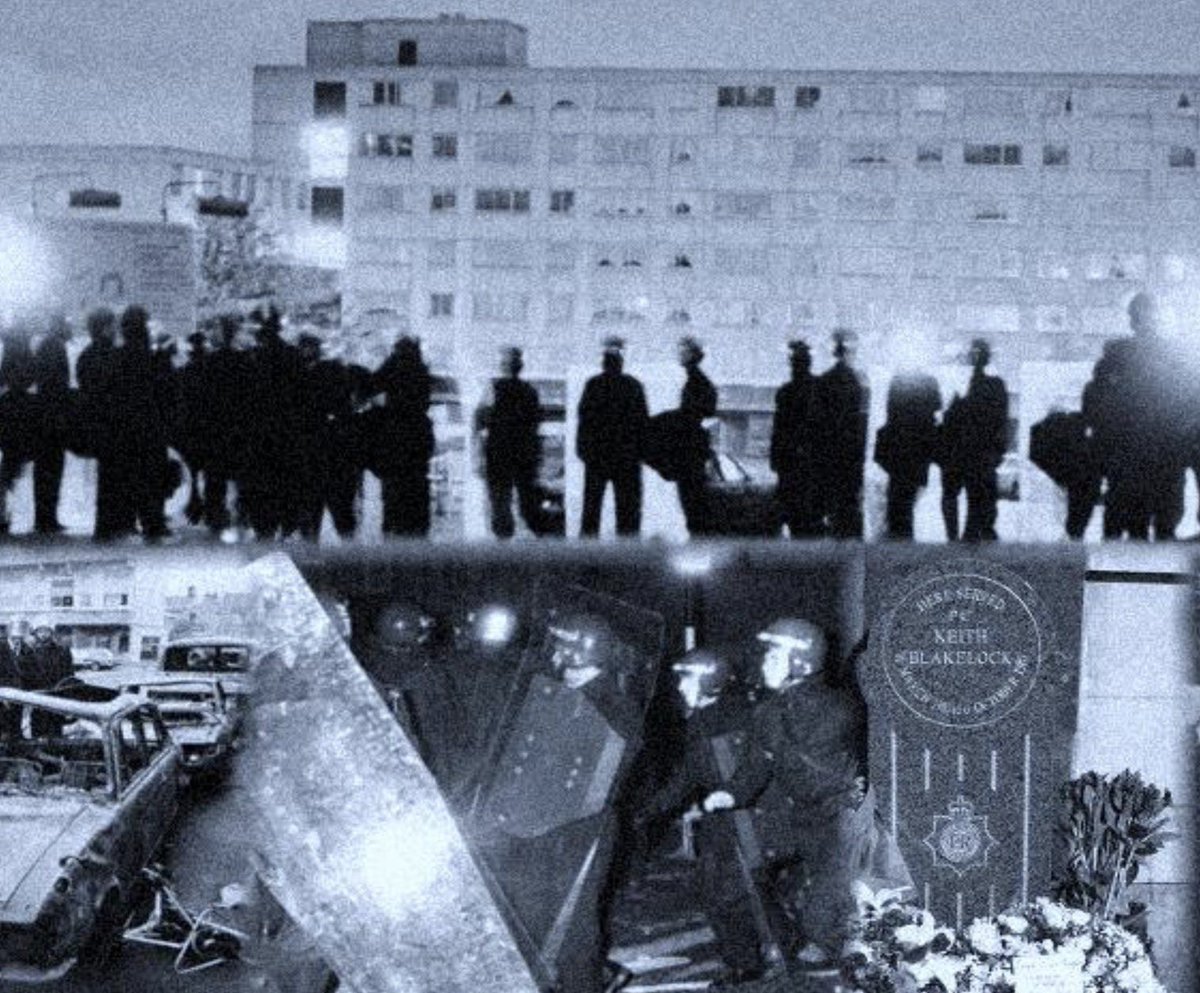 colinsutton's tweet image. Annual reminder that spineless leadership is nothing new; 40 years ago today a good man died &amp;amp; many others had their lives &amp;amp; health ruined.

Rest in peace Keith Blakelock and Richard Coombes too. 

One day a broadcaster will let us tell the story of serial 502 and the Farm Team.