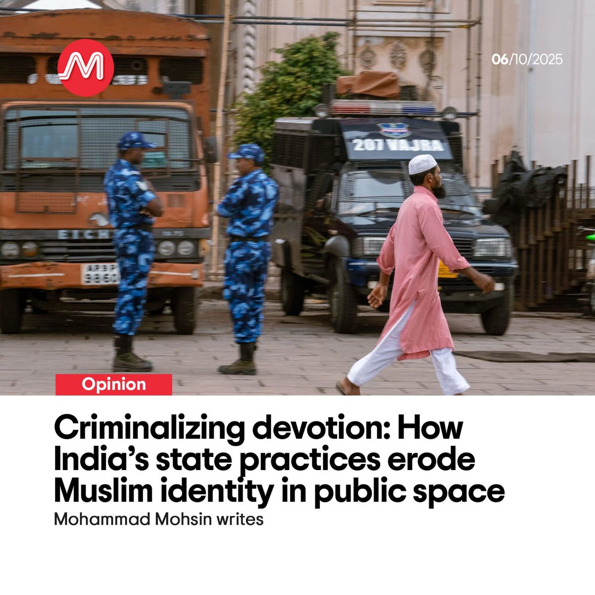 For Muslims, the daily confrontation is twofold: the immediate trauma of violence, exclusion, and the risk of arrest, and the chronic erosion of identity—a loss that challenges not only their public safety but their private sense of belonging and possibility. 

Mohammad Mohsin