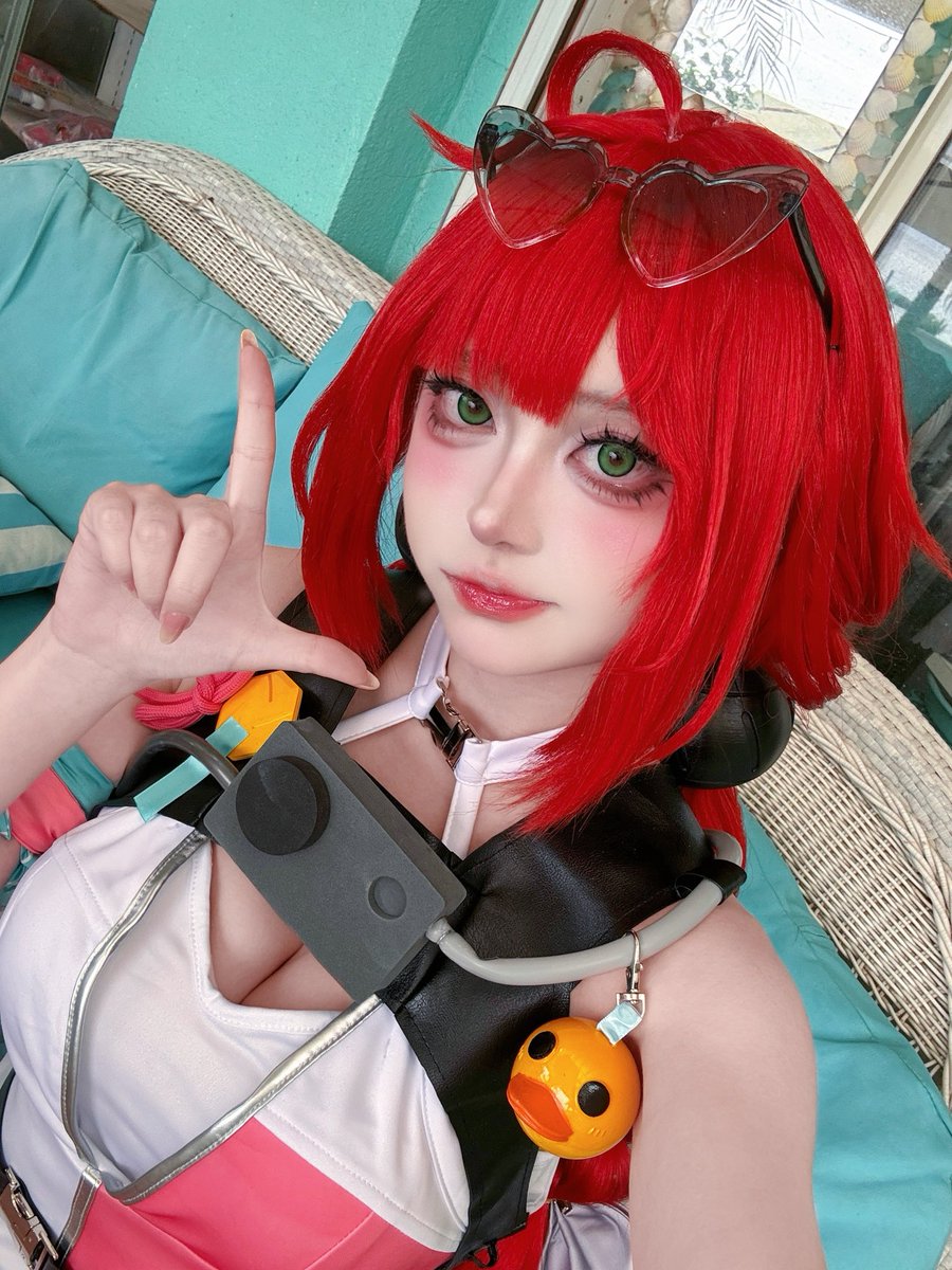 YUKO_qwq_'s tweet image. 浮波柚葉 水着🏝️

#ゼンゼロ    #浮波柚葉 #コスプレ #cosplay #zzzero