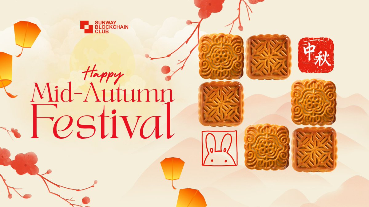 SBCC wishes you a joyful and bright Mid-Autumn Festival! 🌕✨

May your night be filled with moonlight, laughter, and sweet mooncakes! 🥮💫

#SunwayBlockchainClub #SunwayBlockchain #SBCC #SunwayUniversity #SunwayCollege #MidAutumnFestival #HappyMidAutumn