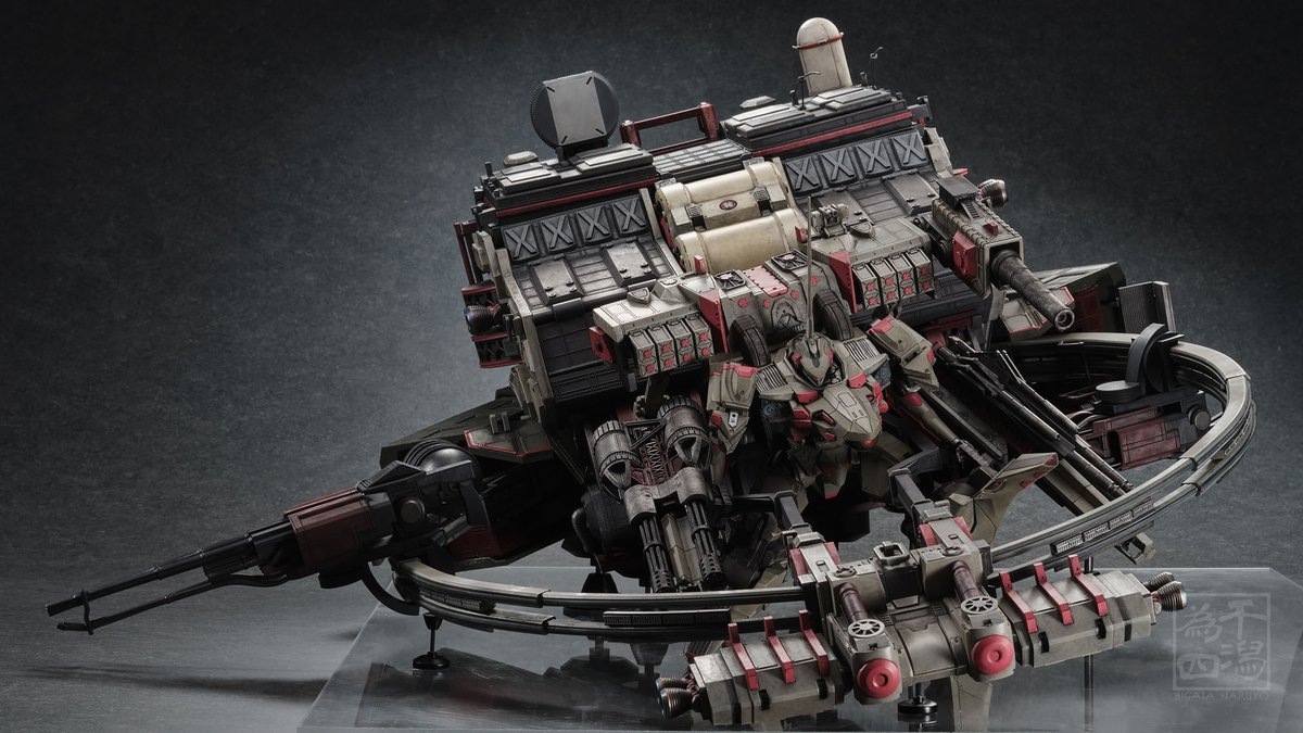 [ARMORED CORE VI] より惑星封鎖機構の特務無人機体
「AAP07 BALTEUS」撮影して頂きました！

原型：干潟為四
彩色：スズキしんや様(<a href="/suzuki_predat/">スズキしんや</a>)
撮影：difeet様(<a href="/analographics/">𝙙𝙞𝙛𝙚𝙚𝙩</a>)

#アーマードコア #ARMOREDCORE