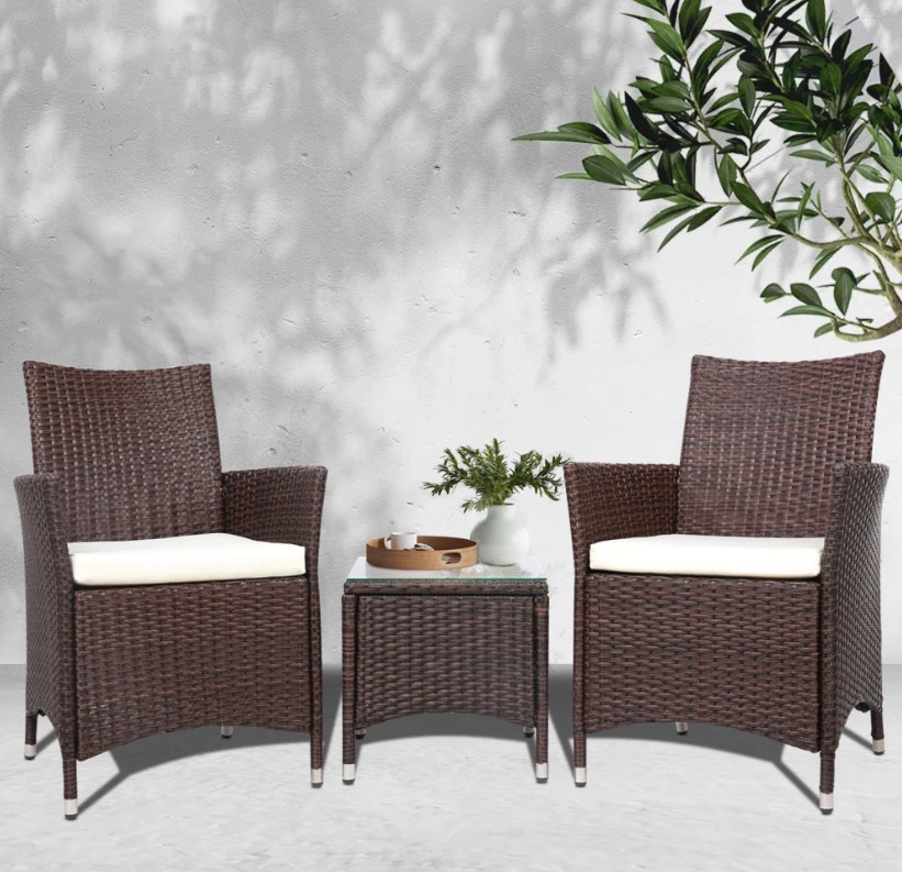business4Blogs's tweet image. Elevate your outdoor space with this stylish 3PC bistro set. Comfortable wicker chairs, matching table &amp;amp; cushions perfect for patio relaxation.
📧 info@outdoorfurnitureco.com.au
 #OutdoorLiving #PatioStyle #BistroSet #WickerFurniture #GardenVibes 

adsthumb.com/gardeon-3pc-ou…