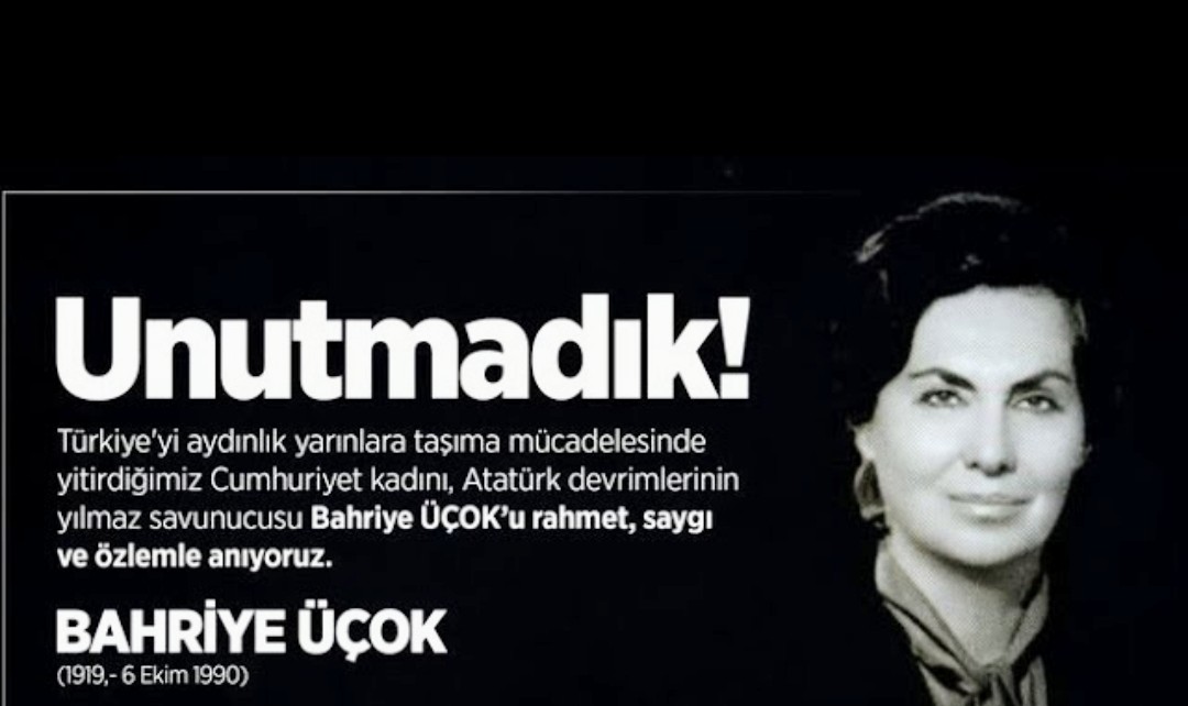 Saygıyla anıyoruz, ruhu şad olsun