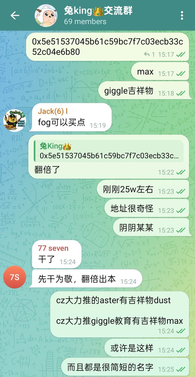 tukingmeme's tweet photo. 0x5e51537045b61c59bc7f7c03ecb33c52c04e6b80

$max 

逻辑如下，继续试错，进群交流看置顶 https://t.co/f9lHwionBu