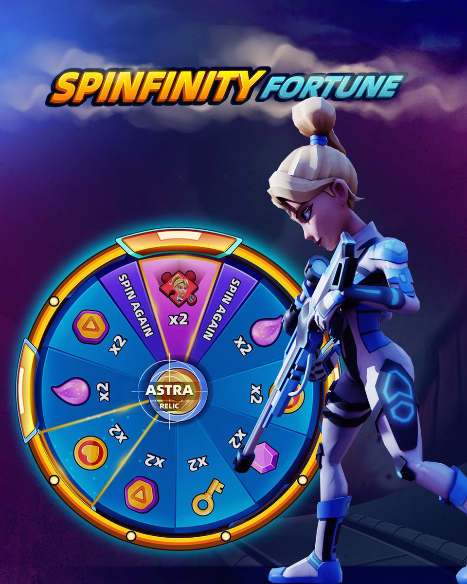 RaidRushTD's tweet image. 🚨 Spinfinity is LIVE — featuring Astra!
Spin the wheel, collect rewards, and take your shot at unlocking the powerful Relic Hero. ✨
⏳ Don’t wait — event ends soon!

#RaidRush #Spinfinity #Astra #RelicHero #TowerDefense