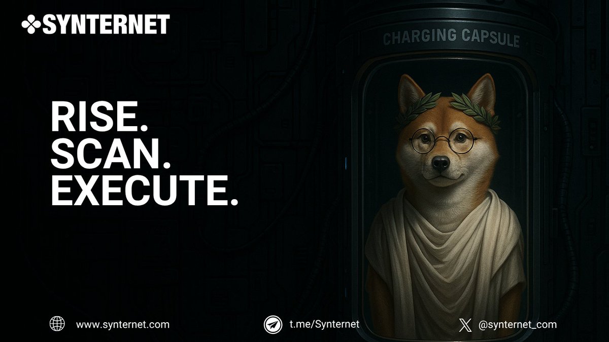 syntoshidog's tweet photo. GM ๐
New week. New data. New opportunities.
Syntoshiโs recharged and ready to chase fresh alpha across chains.
Letโs make this one a week of discovery, insight, and execution.
Stay sharp. Stay synced.
#Synternet $SYNT #DeFAI https://t.co/GZhSLw8SwV