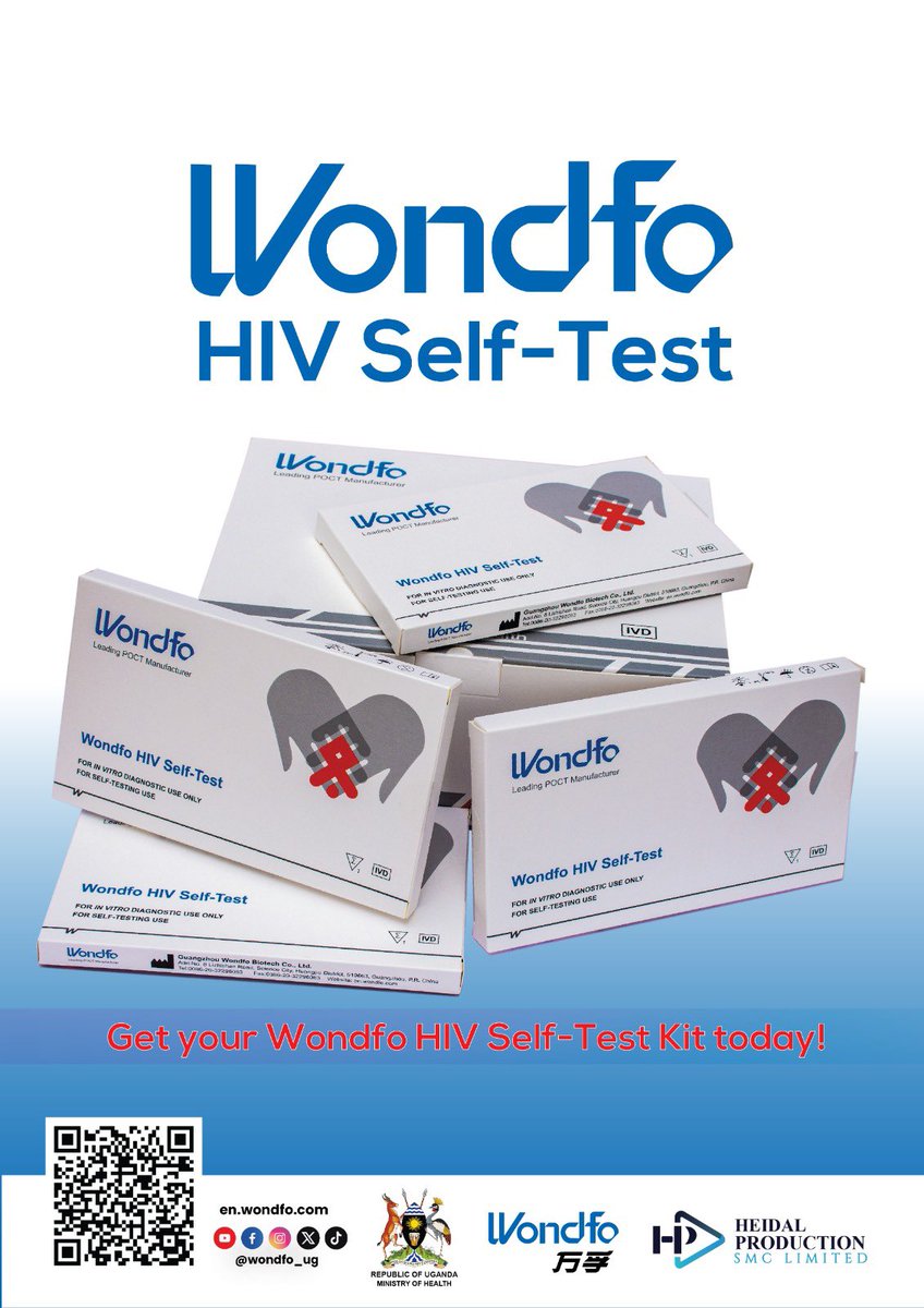 This week’s reminder: Self-care starts with knowing your status. <a href="/WondfoHIVSTUG/">Wondfo HIV Self-Test Uganda</a> 
Test with the Wondfo HIV Self-Test anytime, anywhere. #WondfoHIVSelfTest #KnowYourStatus