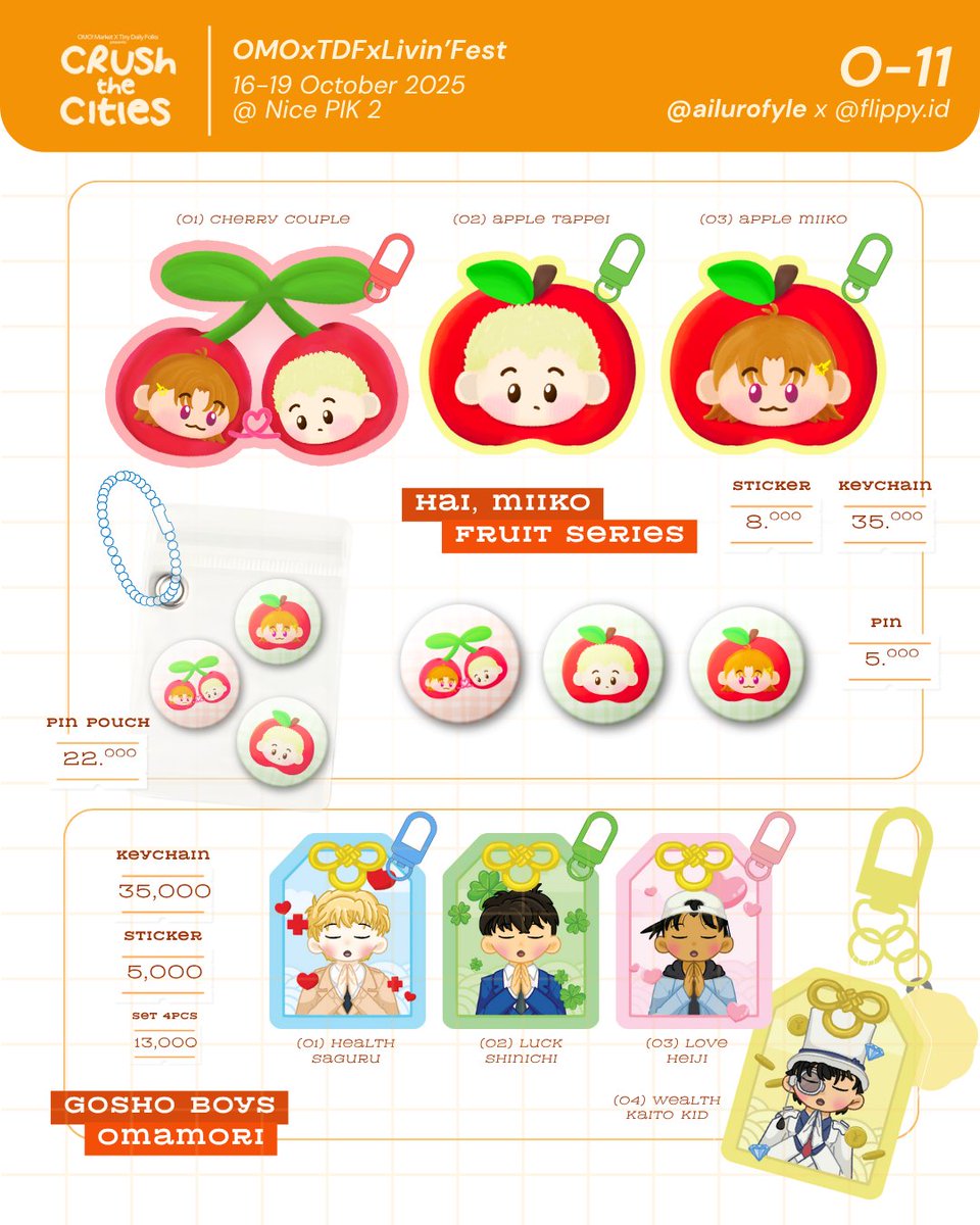 ailurofyle's tweet photo. ( rt &amp; ♡ are appreciated! )

🍀 ailurofyle's OMOxTDFxLivinFest catalog!

❥ OMOxTDFxLivinFest @ Nice PIK 2
❥ Thu~Sun, 16~19 October 2025
❥ DCMK, Miiko, Seventeen, Originals

➥ dm for book! https://t.co/PV1aK7gbRF