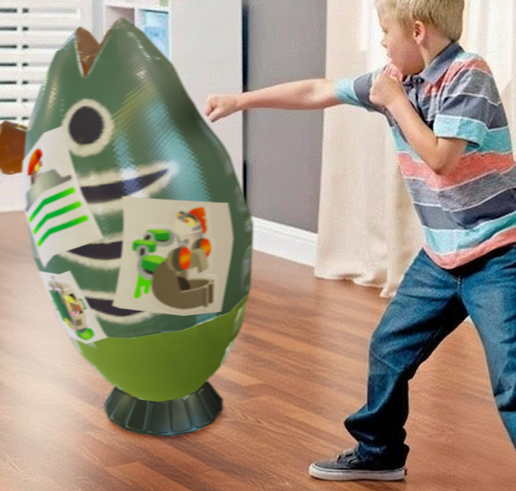 一家に一個は置いておきたいシャケパンチバルーン